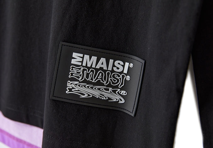 MMIC(エムエムアイシー) HALF DOUBLE LAYERED L/SL T-SHIRT BK