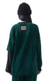 MMIC(エムエムアイシー) VELOUR TRACK L/SL T-SHIRT DGR W