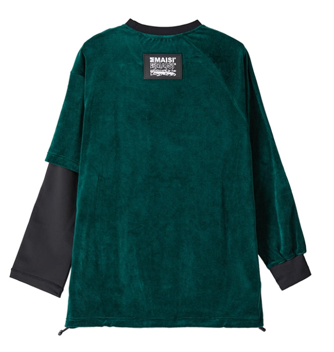 MMIC(エムエムアイシー) VELOUR TRACK L/SL T-SHIRT DGR W