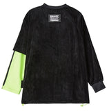 MMIC(エムエムアイシー) VELOUR TRACK L/SL T-SHIRT BK