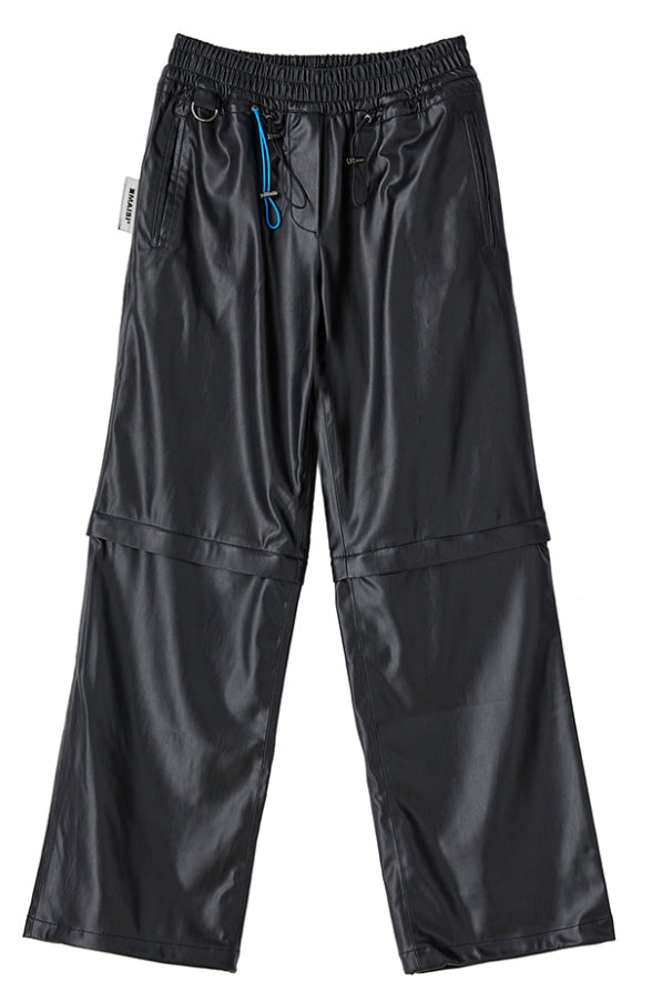 MMIC(エムエムアイシー) FAUX LEATHER ZIPPER PANTS