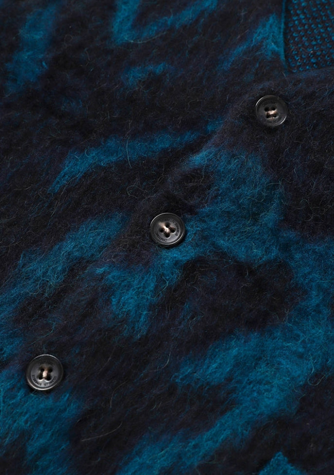 MMIC(エムエムアイシー) LEOPARD KNIT CARDIGAN BL