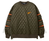 MMIC(エムエムアイシー) MULTI STRING QUILTED PULLOVER OL