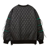 MMIC(エムエムアイシー) MULTI STRING QUILTED PULLOVER BK