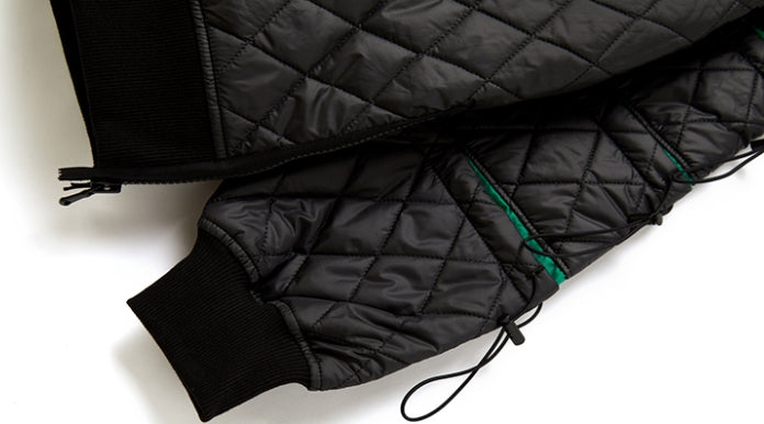 MMIC(エムエムアイシー) MULTI STRING QUILTED PULLOVER BK