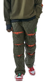 MMIC(エムエムアイシー) MULTI STRING QUILTED PANTS OL