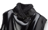 MMIC(エムエムアイシー) ENAMEL MOUTON VEST BK
