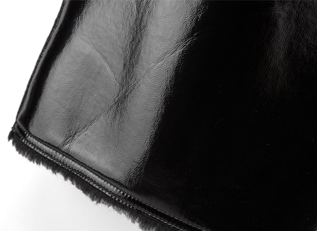 MMIC(エムエムアイシー) ENAMEL MOUTON VEST BK