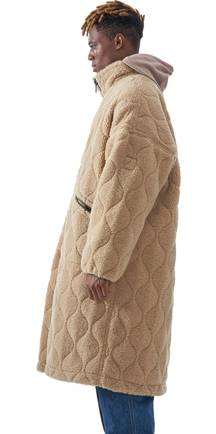 MMIC(エムエムアイシー) REVERSIBLE BOA FLEECE LONG JACKET BG