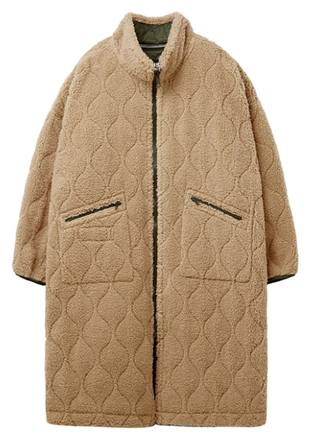 MMIC(エムエムアイシー) REVERSIBLE BOA FLEECE LONG JACKET BG