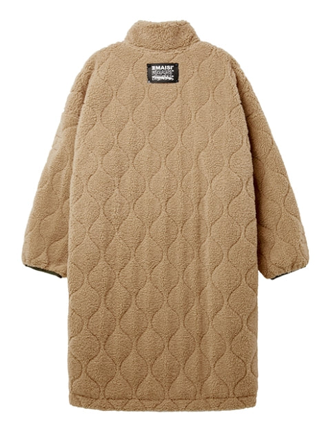 MMIC(エムエムアイシー) REVERSIBLE BOA FLEECE LONG JACKET BG