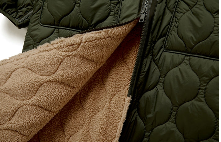 MMIC(エムエムアイシー) REVERSIBLE BOA FLEECE LONG JACKET BG