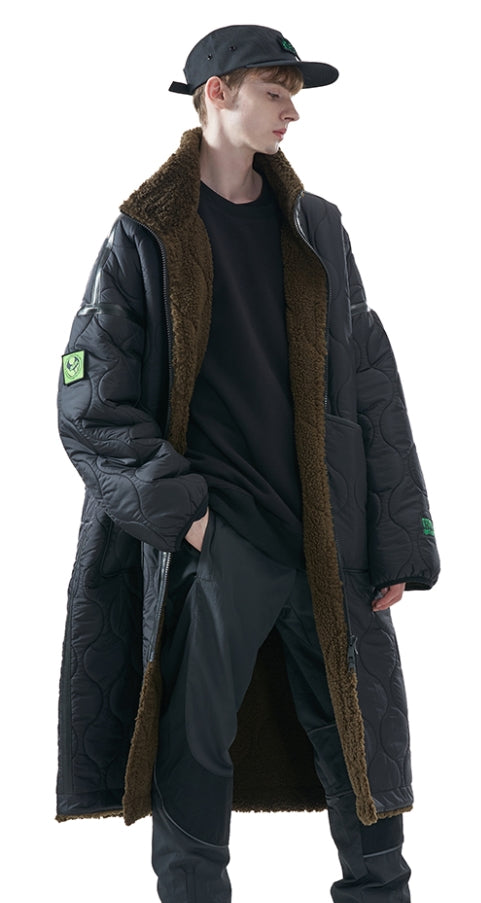 MMIC(エムエムアイシー) REVERSIBLE BOA FLEECE LONG JACKET OL
