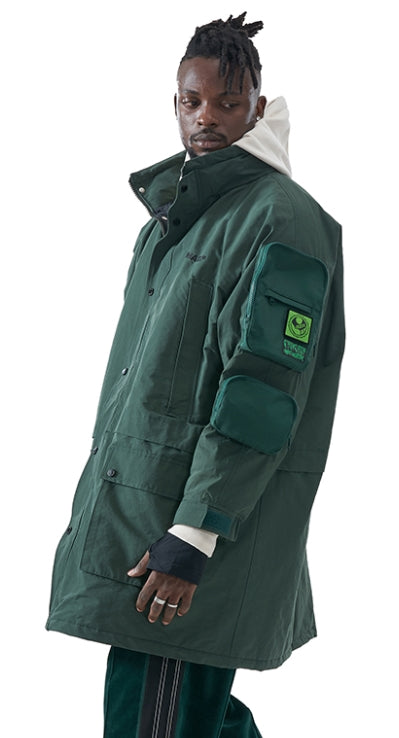 MMIC(エムエムアイシー) UTILITY OVERFIT PARKA DGR