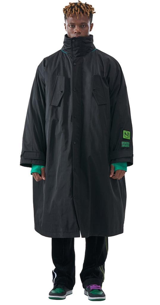 MMIC(エムエムアイシー) DETACHABLE LINING OVERFIT PARKA BK