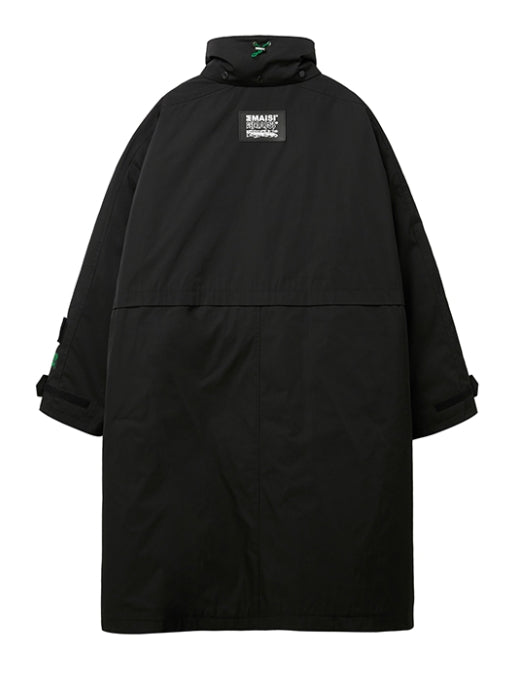 MMIC(エムエムアイシー) DETACHABLE LINING OVERFIT PARKA BK