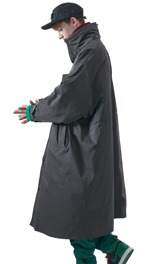 MMIC(エムエムアイシー) DETACHABLE LINING OVERFIT PARKA GY