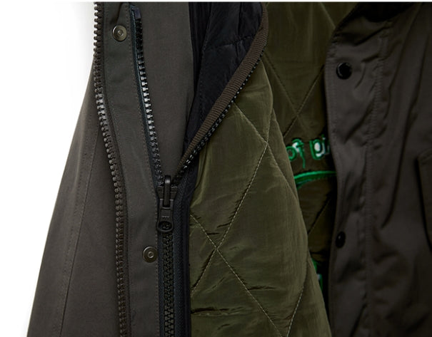 MMIC(エムエムアイシー) DETACHABLE LINING OVERFIT PARKA GY