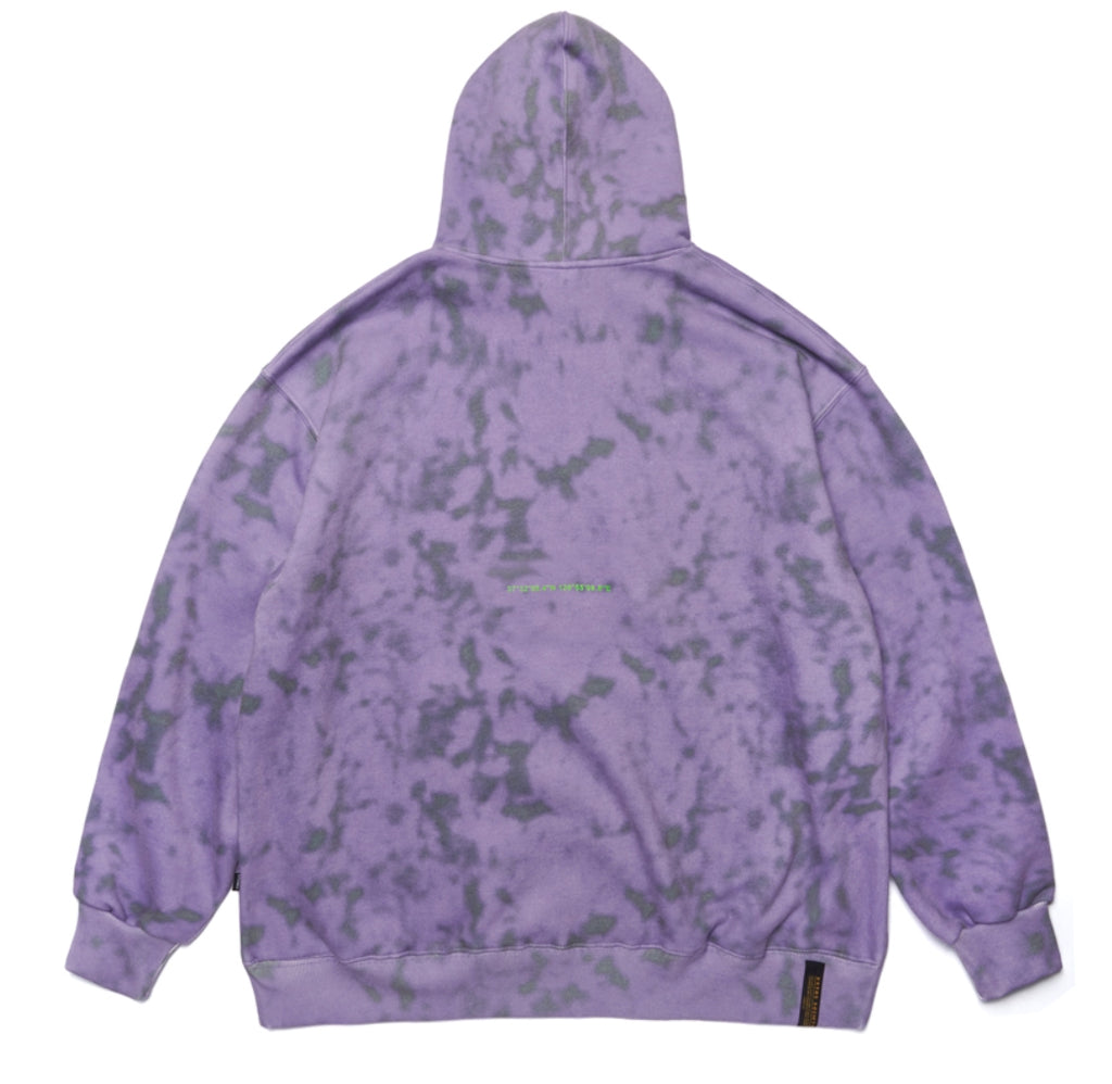 STIGMA(スティグマ) GAUSSIAN OVERSIZED HEAVY SWEAT HOODIE PURPLE