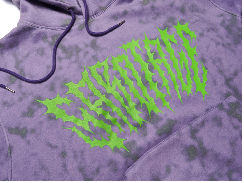 STIGMA(スティグマ) GAUSSIAN OVERSIZED HEAVY SWEAT HOODIE PURPLE