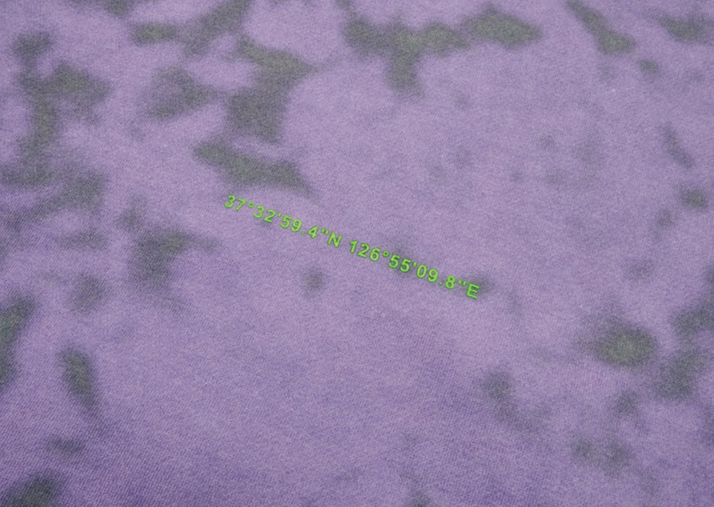 STIGMA(スティグマ) GAUSSIAN OVERSIZED HEAVY SWEAT HOODIE PURPLE