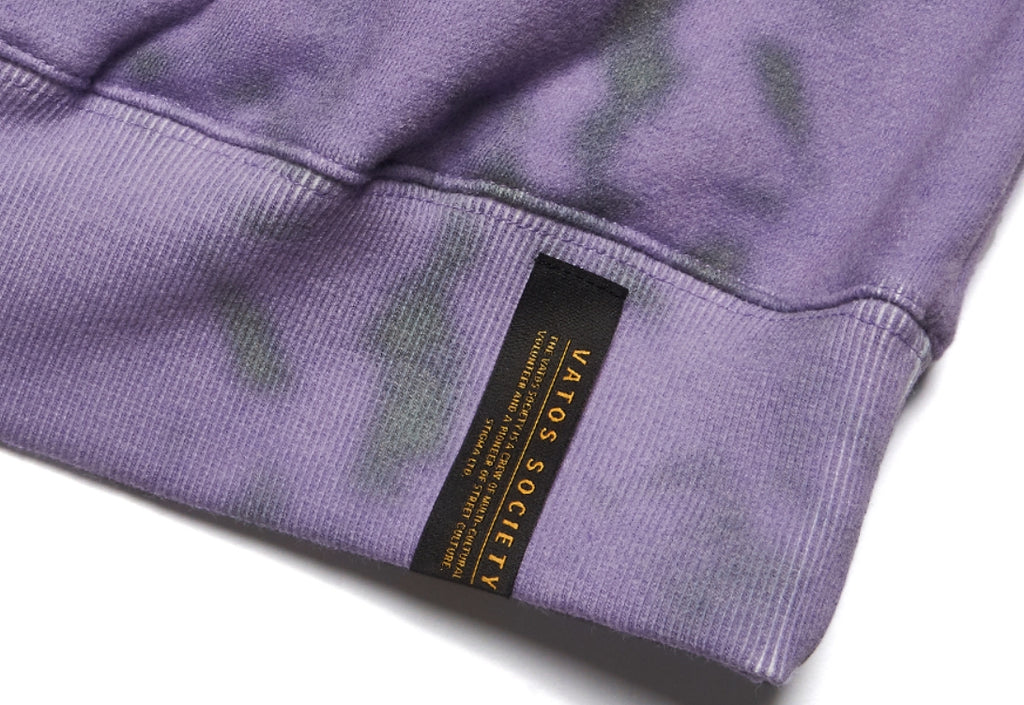 STIGMA(スティグマ) GAUSSIAN OVERSIZED HEAVY SWEAT HOODIE PURPLE
