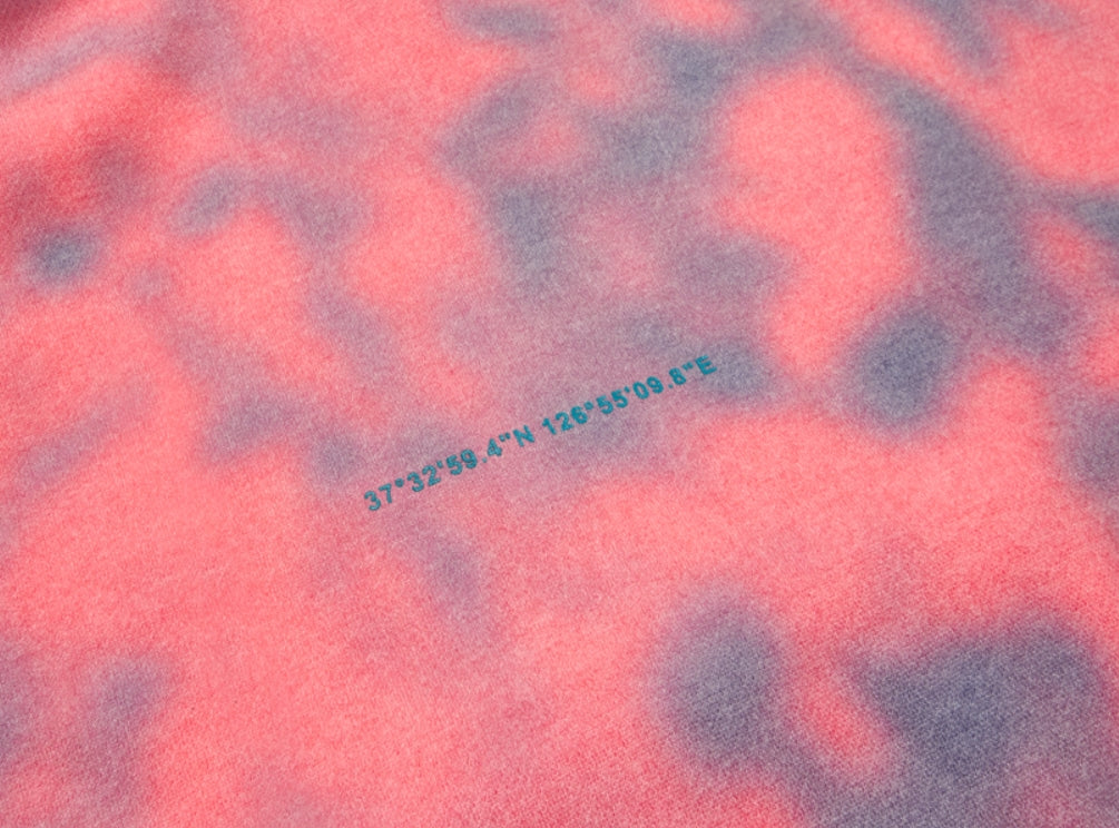 STIGMA(スティグマ) GAUSSIAN OVERSIZED HEAVY SWEAT HOODIE RED