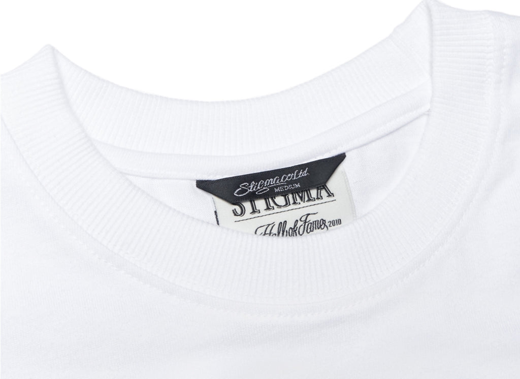 STIGMA(スティグマ) SIDE B OVERSIZED LONG SLEEVES T-SHIRTS WHITE