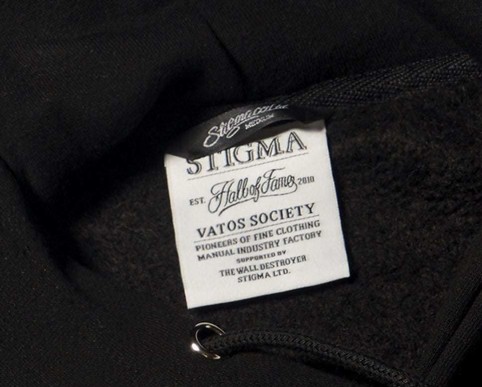 STIGMA(スティグマ) KING OVERSIZED HEAVY SWEAT HOODIE BLACK