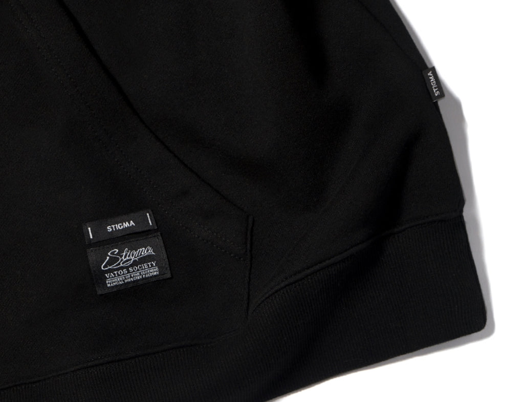 STIGMA(スティグマ) KING OVERSIZED HEAVY SWEAT HOODIE BLACK