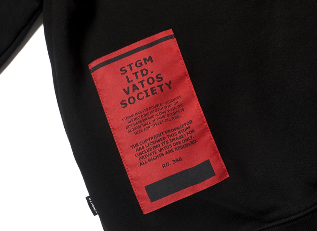 STIGMA(スティグマ) KING OVERSIZED HEAVY SWEAT HOODIE BLACK