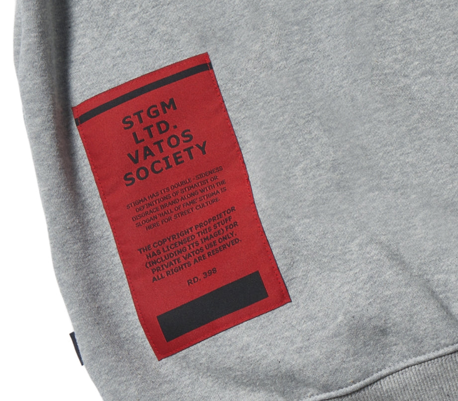STIGMA(スティグマ) KING OVERSIZED HEAVY SWEAT HOODIE GREY