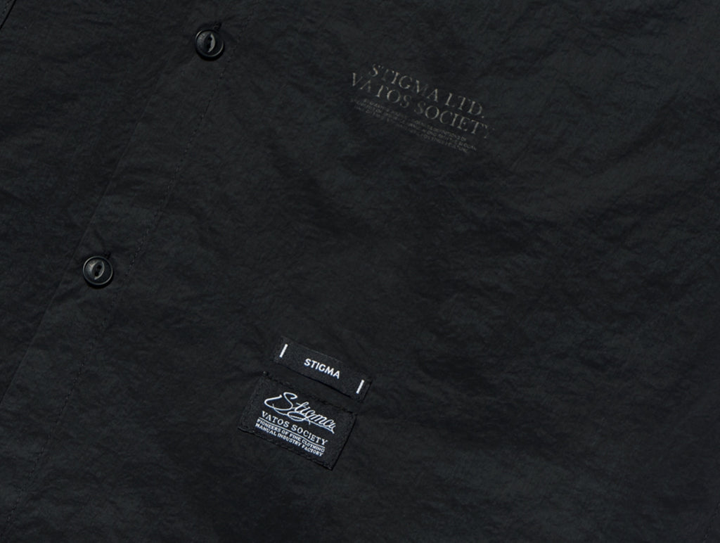 STIGMA(スティグマ) DV TECH OVERSIZED SHIRTS BLACK