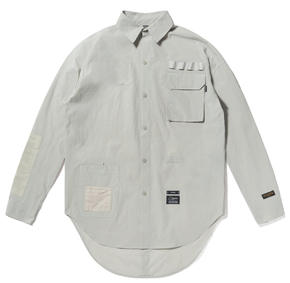 STIGMA(スティグマ) DV TECH OVERSIZED SHIRTS GREY