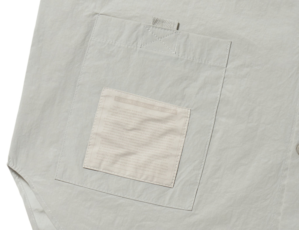 STIGMA(スティグマ) DV TECH OVERSIZED SHIRTS GREY