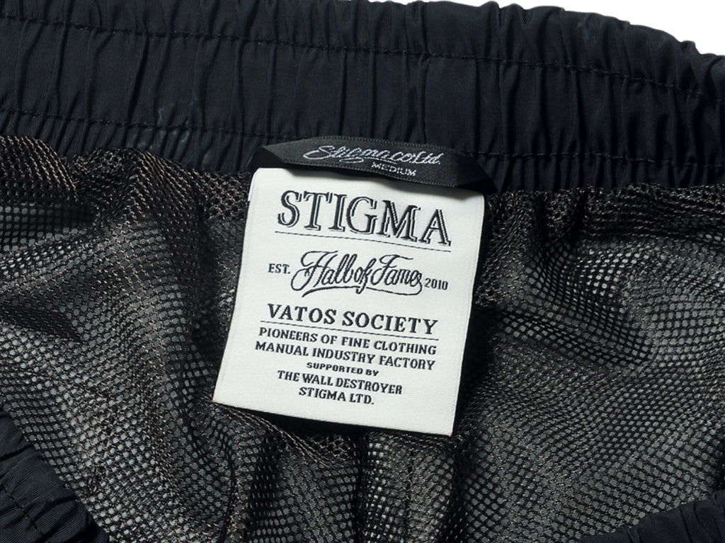 STIGMA(スティグマ)  KEIL ZIPPER JOGGER PANTS MARBLE BLACK