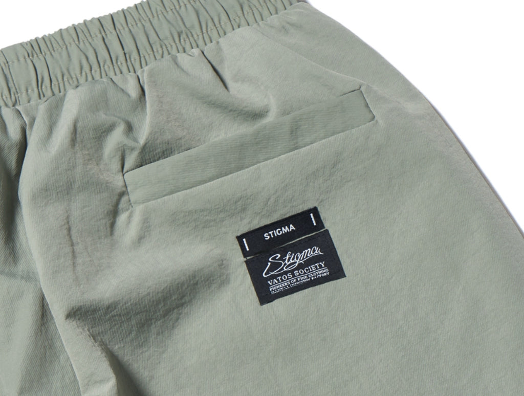 STIGMA(スティグマ)  KEIL ZIPPER JOGGER PANTS OLIVE GREY