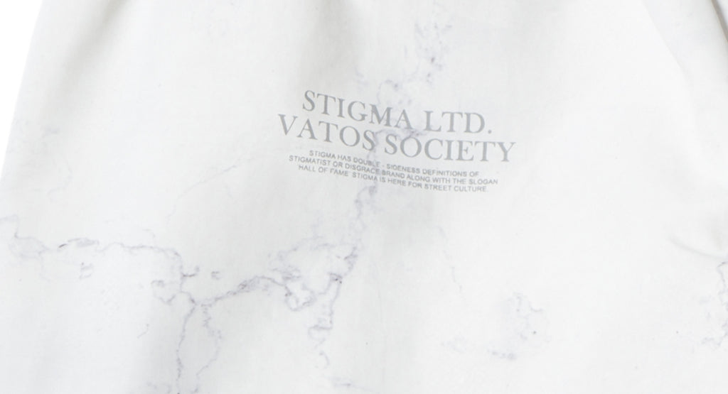 STIGMA(スティグマ)  KEIL ZIPPER JOGGER PANTS MARBLE WHITE