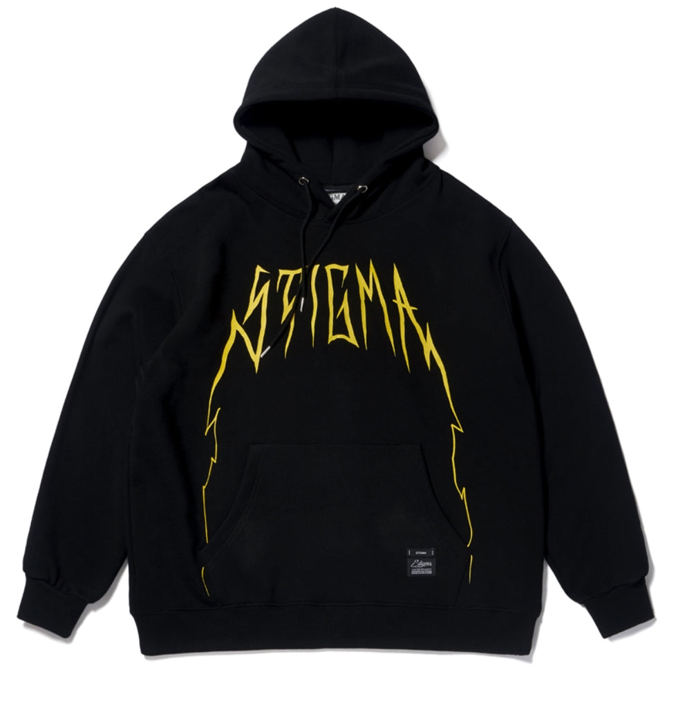 STIGMA(スティグマ) 20 SKULL OVERSIZED HEAVY SWEAT HOODIE BLACK