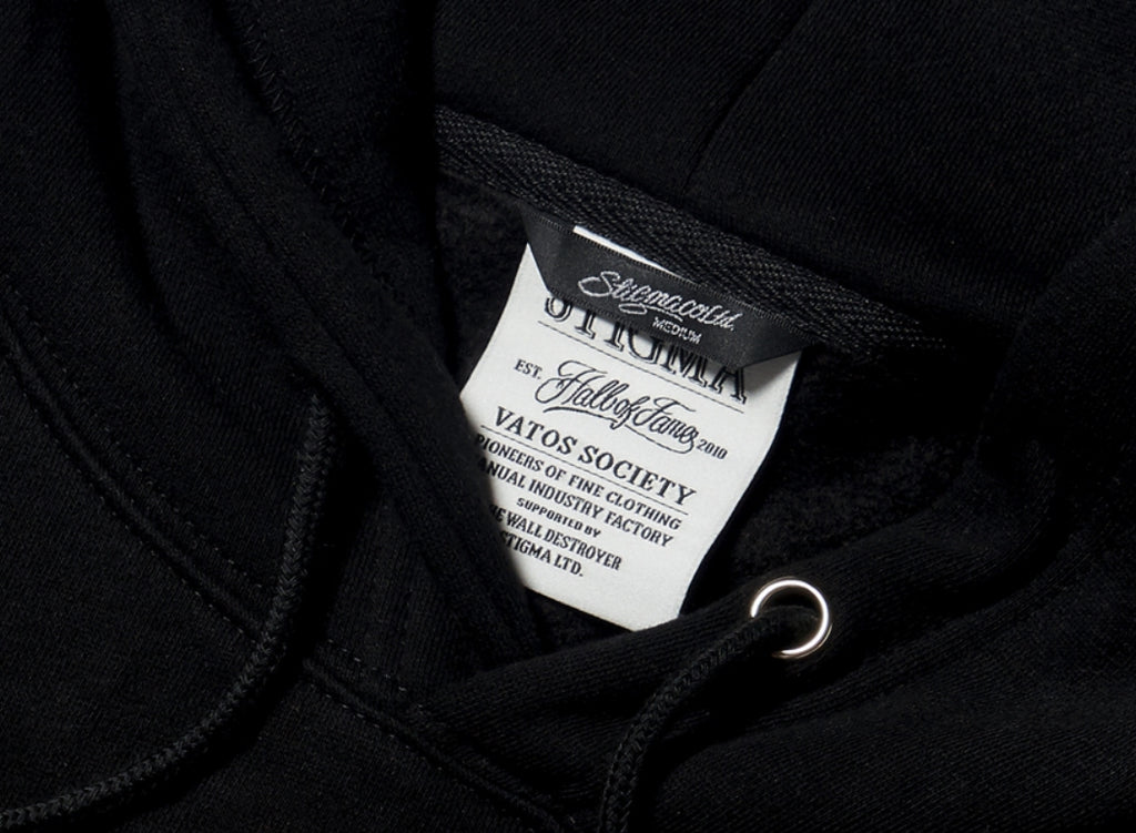 STIGMA(スティグマ) 20 SKULL OVERSIZED HEAVY SWEAT HOODIE BLACK