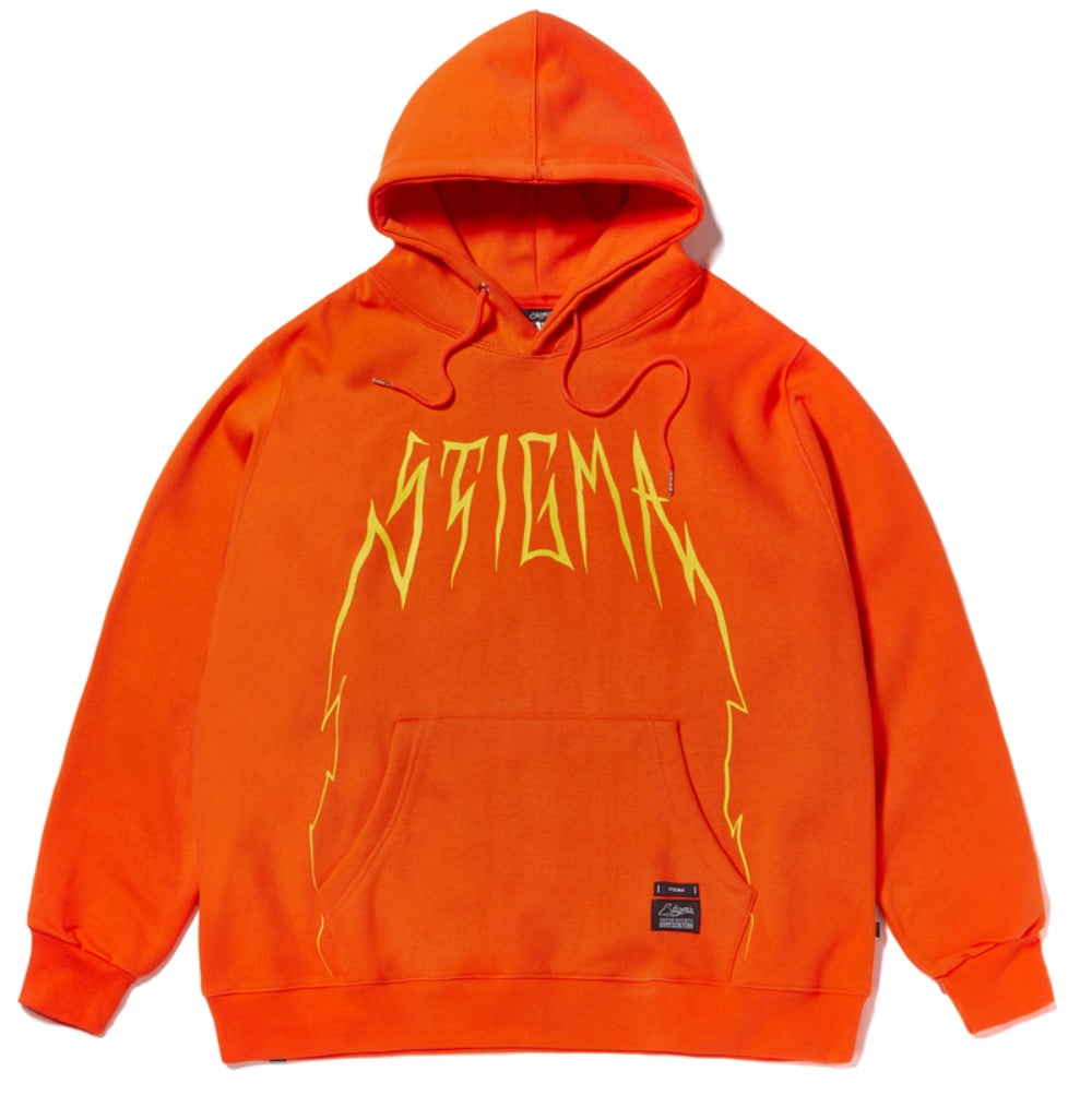 STIGMA(スティグマ) 20 SKULL OVERSIZED HEAVY SWEAT HOODIE ORANGE