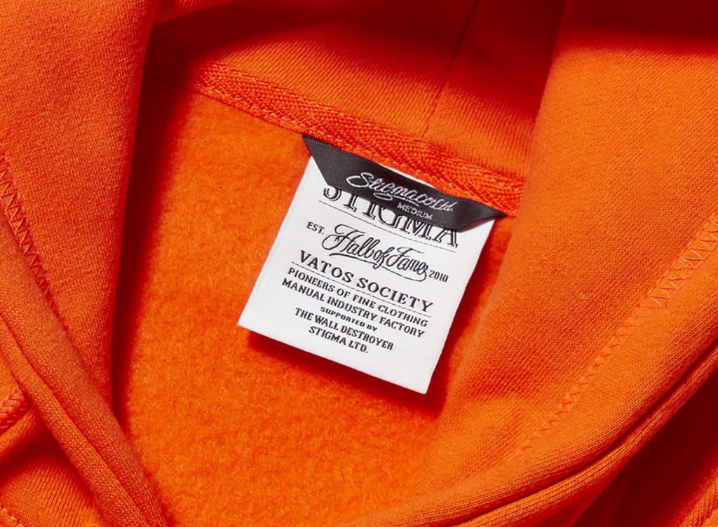 STIGMA(スティグマ) 20 SKULL OVERSIZED HEAVY SWEAT HOODIE ORANGE