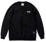STIGMA(スティグマ) TYPO OVERSIZED HEAVY SWEAT CREWNECK BLACK