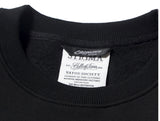 STIGMA(スティグマ) TYPO OVERSIZED HEAVY SWEAT CREWNECK BLACK