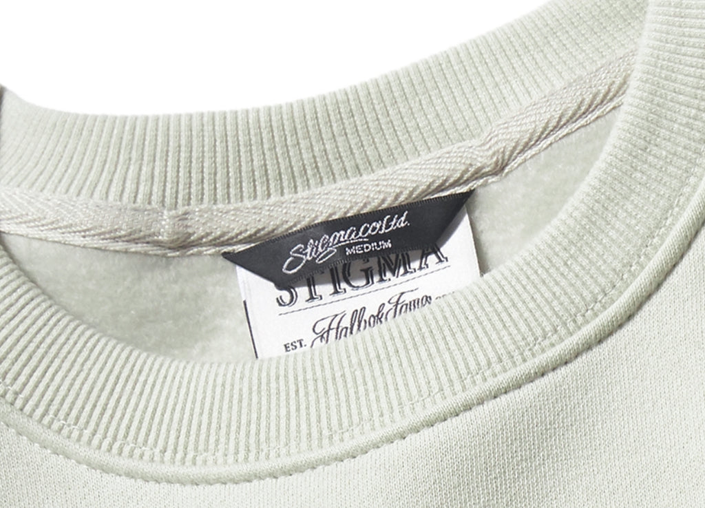 STIGMA(スティグマ) TYPO OVERSIZED HEAVY SWEAT CREWNECK BEIGE