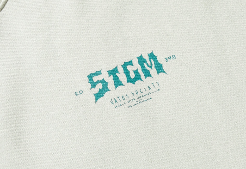 STIGMA(スティグマ) TYPO OVERSIZED HEAVY SWEAT CREWNECK BEIGE