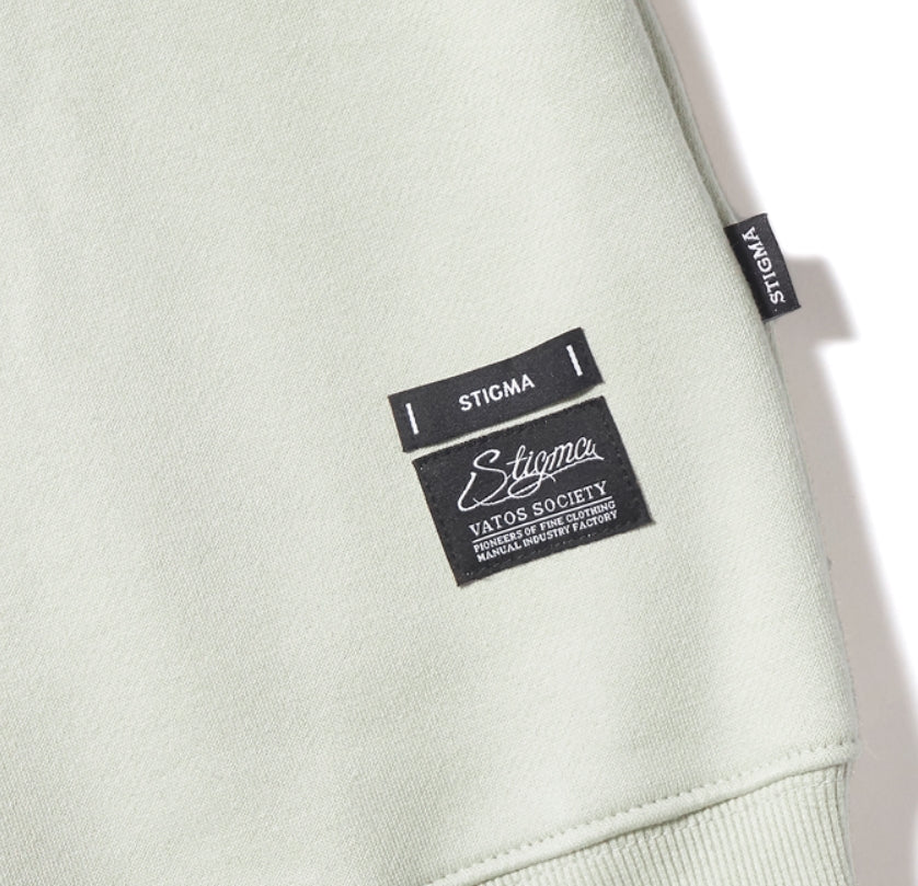 STIGMA(スティグマ) TYPO OVERSIZED HEAVY SWEAT CREWNECK BEIGE