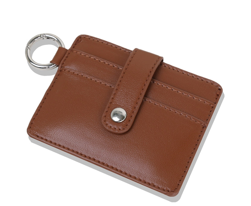 SSY(エスエスワイ) MINIMAL BAR SQUARE LEATHER BAG & CARDWALLET BROWN