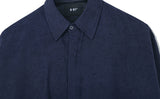 SSY(エスエスワイ)  SUPREME TOUCH RELAXED FIT SHIRT NAVY