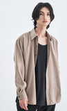 SSY(エスエスワイ)  SUPREME TOUCH RELAXED FIT SHIRT BEIGE